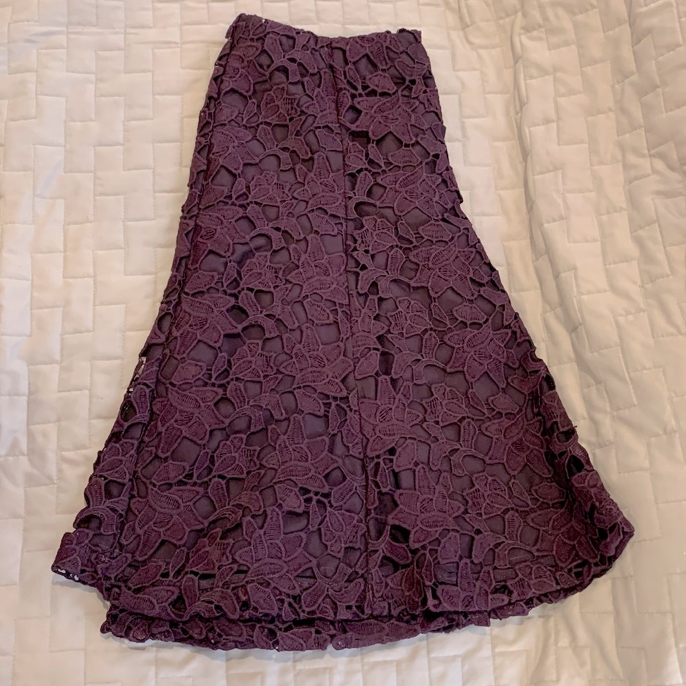 Beautiful Crocheted Skirt by LOFT